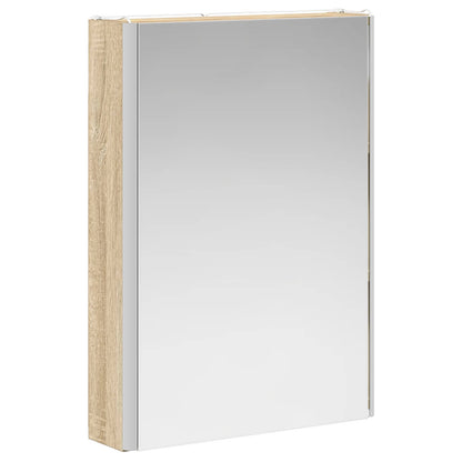 Bathroom Mirror Cabinet Sonoma Oak 43 x 11.5 x 60.5 cm