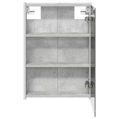 Bathroom Mirror Cabinet Concrete Grey 43 x 11.5 x 60.5 cm