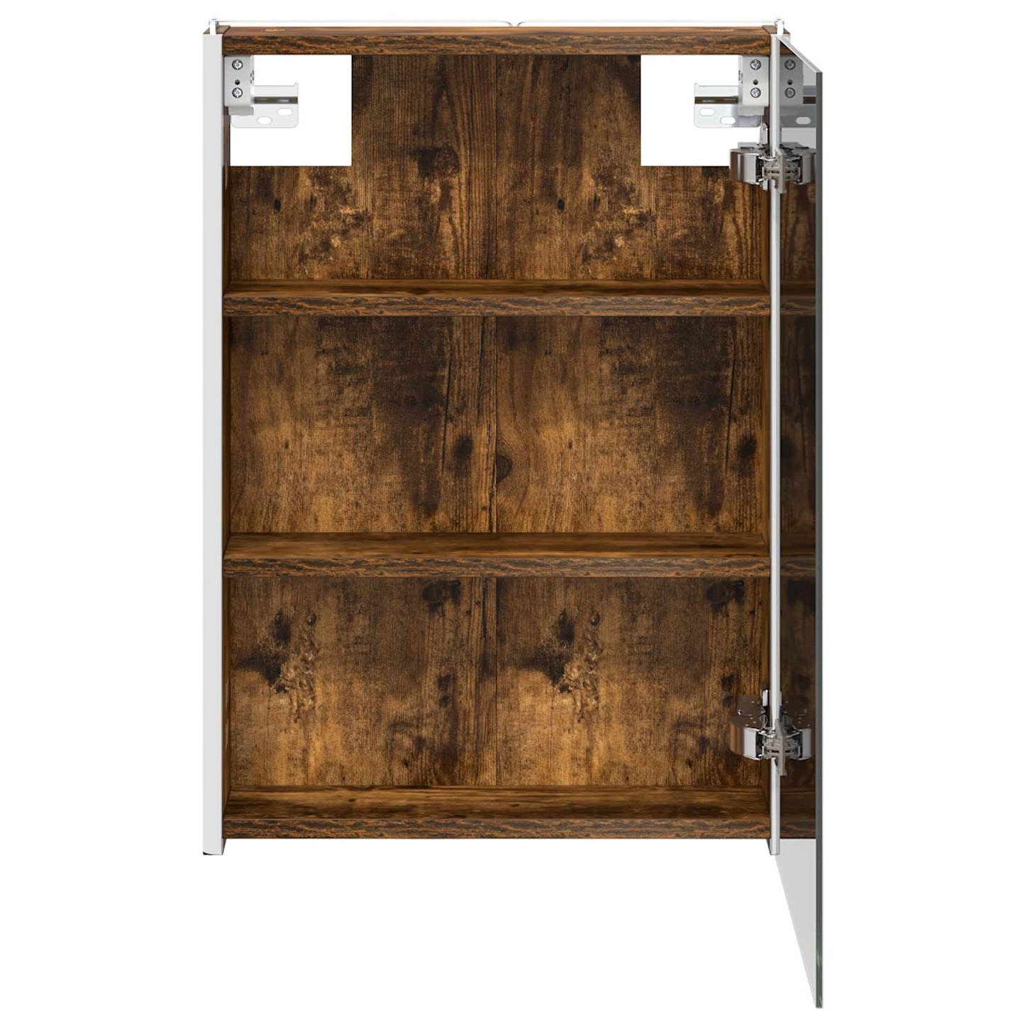 Bathroom Mirror Cabinet Smoked Oak 43 x 11.5 x 60.5 cm