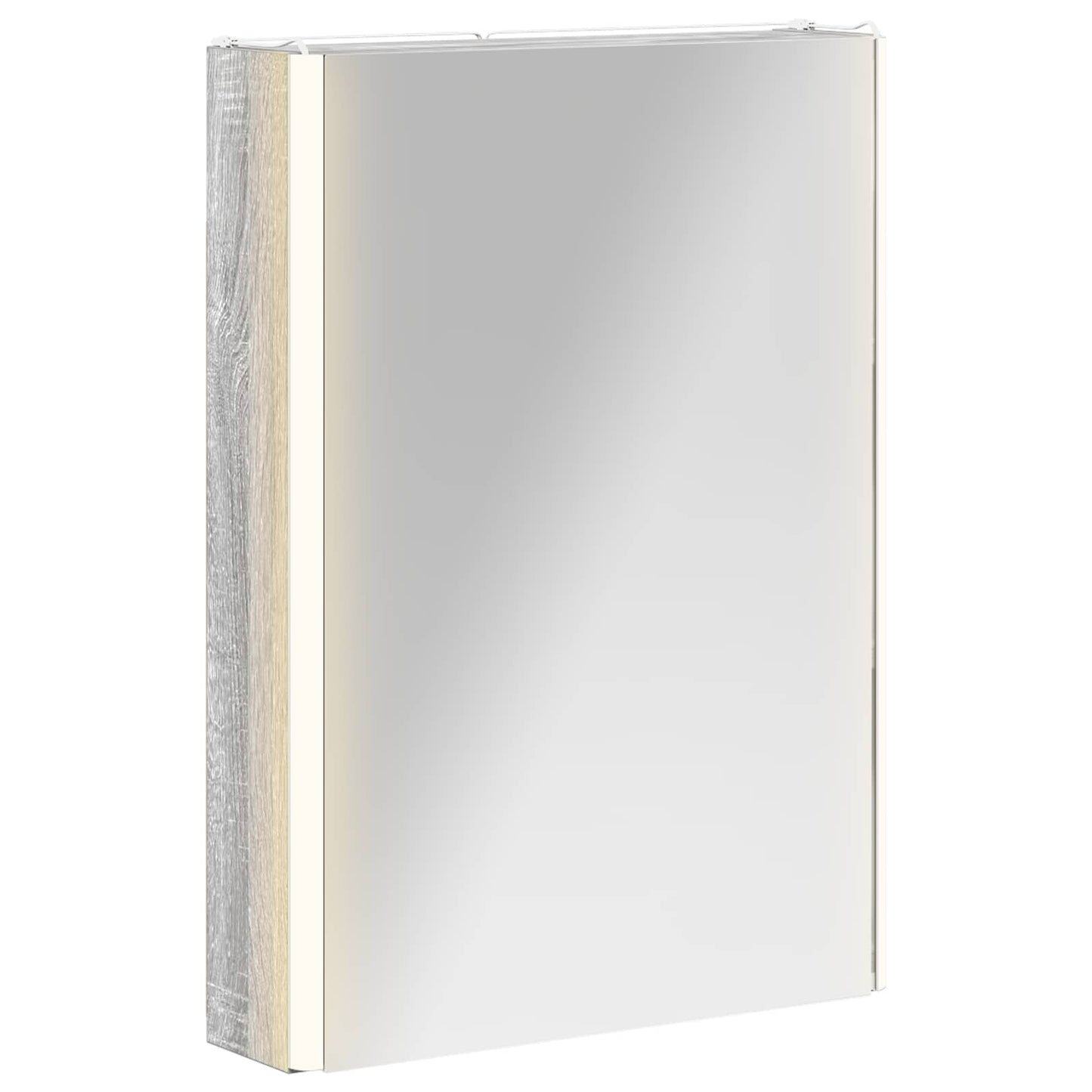 Bathroom Mirror Cabinet Grey Sonoma 43 x 11.5 x 60.5 cm