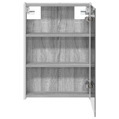 Bathroom Mirror Cabinet Grey Sonoma 43 x 11.5 x 60.5 cm