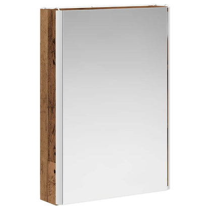 Bathroom Mirror Cabinet Old Wood 43 x 11.5 x 60.5 cm