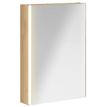 Bathroom Mirror Cabinet Artisian Oak 43 x 11.5 x 60.5 cm