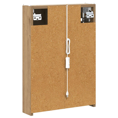 Bathroom Mirror Cabinet Artisian Oak 43 x 11.5 x 60.5 cm