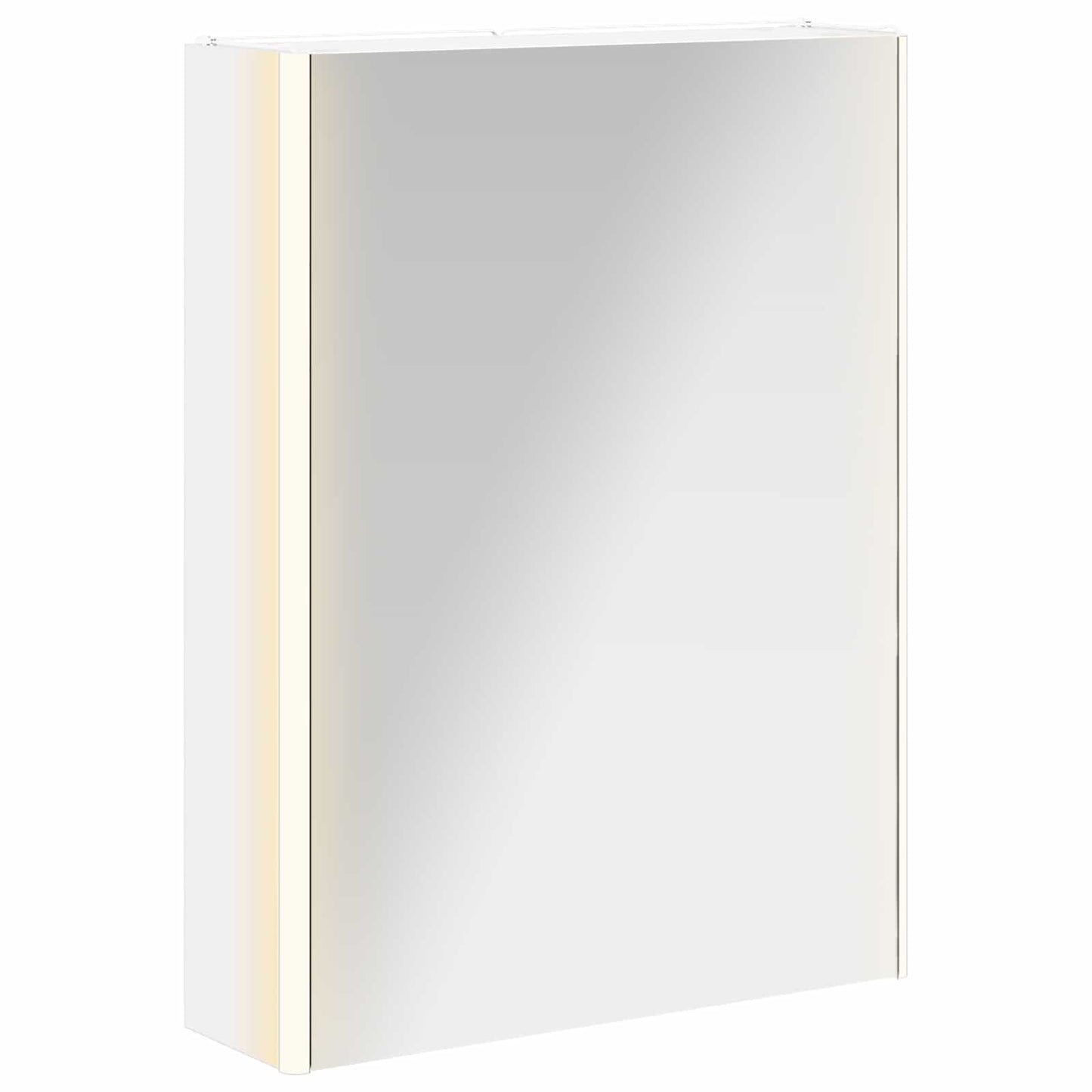 Bathroom Mirror Cabinet White 53.5 x 15.5 x 70 cm