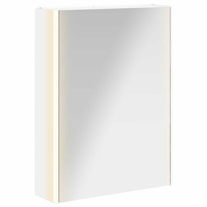 Bathroom Mirror Cabinet White 53.5 x 15.5 x 70 cm