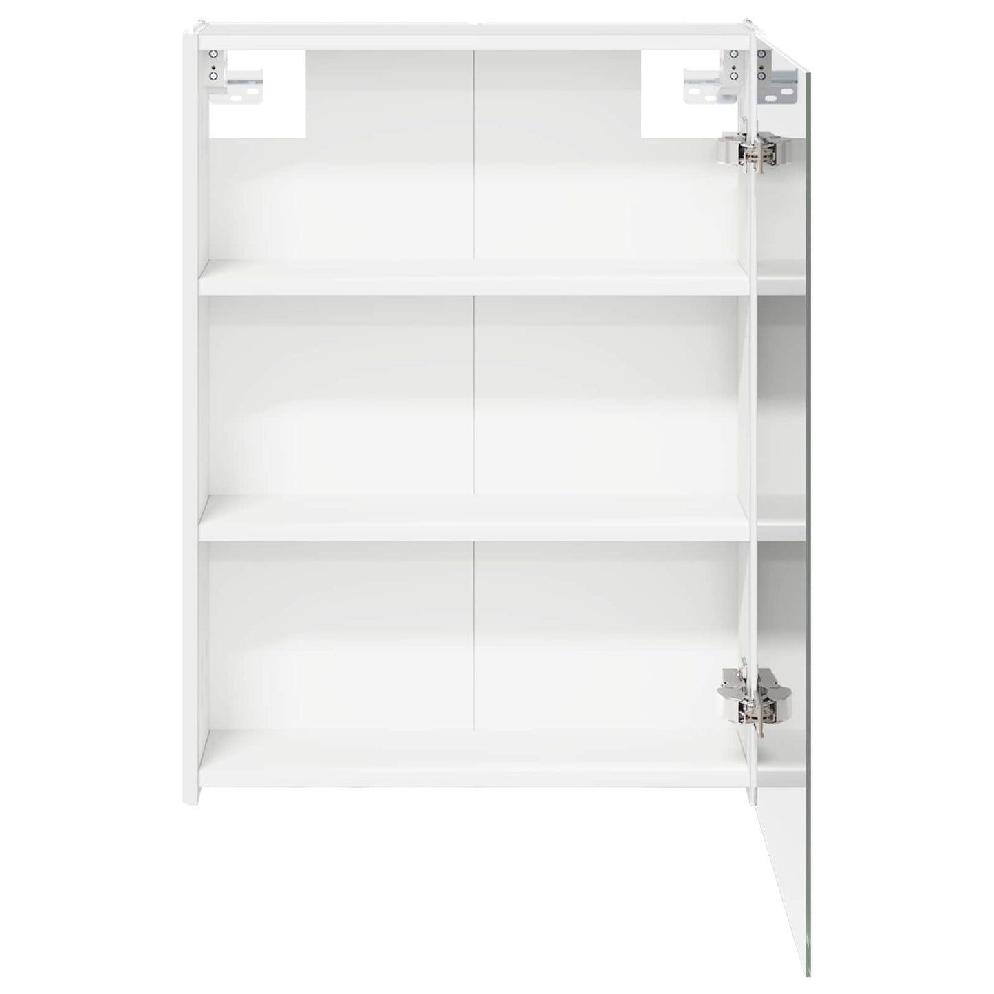 Bathroom Mirror Cabinet White 53.5 x 15.5 x 70 cm