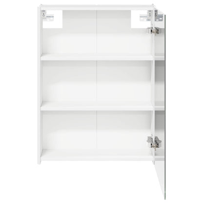 Bathroom Mirror Cabinet White 53.5 x 15.5 x 70 cm