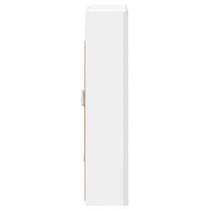 Bathroom Mirror Cabinet White 53.5 x 15.5 x 70 cm