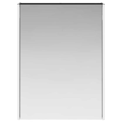 Bathroom Mirror Cabinet Black Oak 53.5 x 15.5 x 70 cm