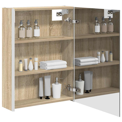 Bathroom Mirror Cabinet Sonoma Oak 53.5 x 15.5 x 70 cm