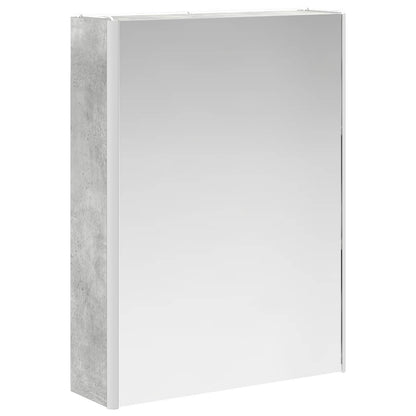 Bathroom Mirror Cabinet Concrete Grey 53.5 x 15.5 x 70 cm