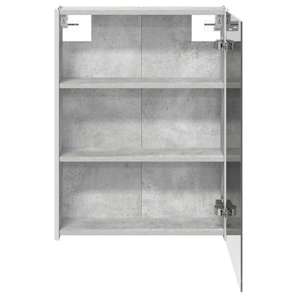 Bathroom Mirror Cabinet Concrete Grey 53.5 x 15.5 x 70 cm