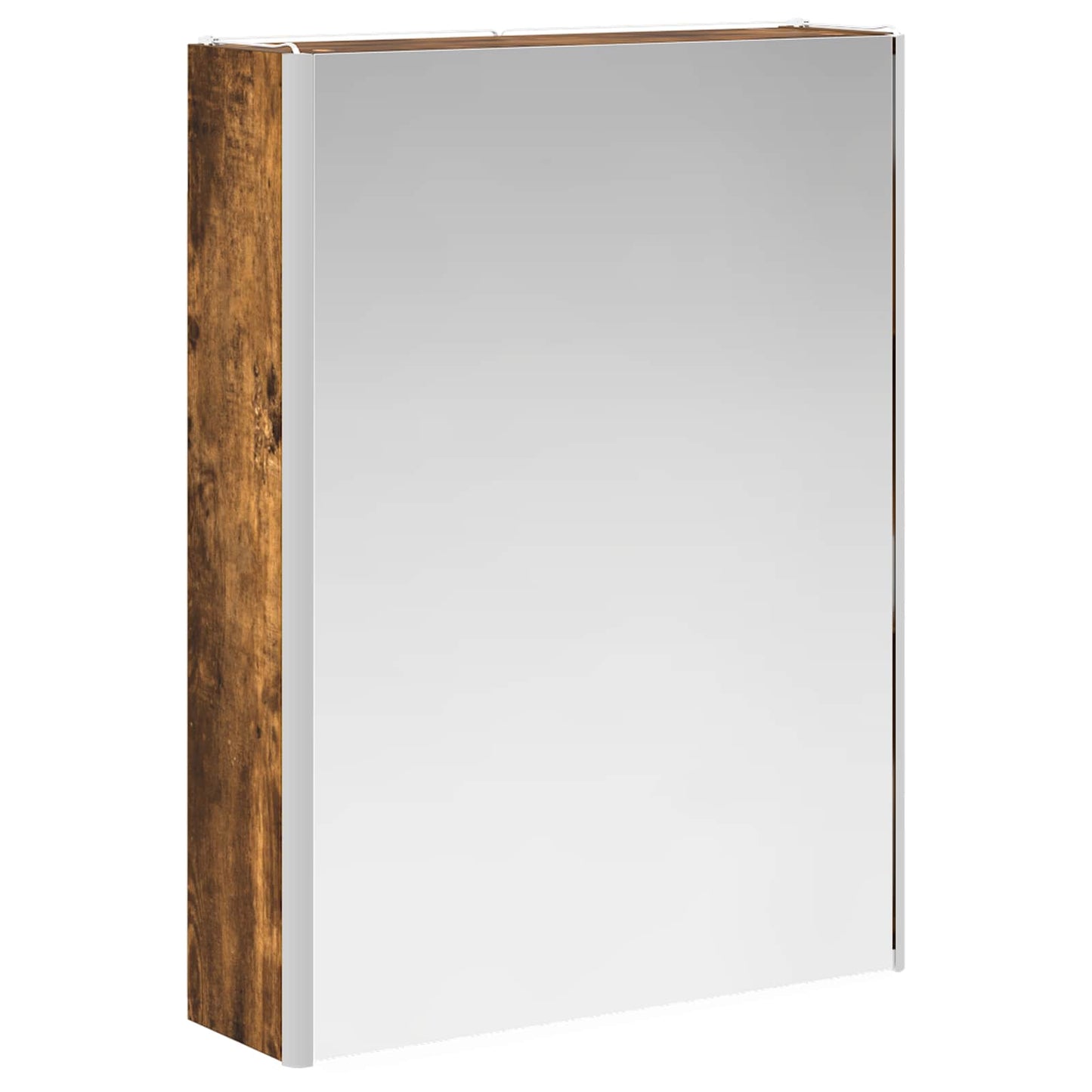 Bathroom Mirror Cabinet Smoked Oak 53.5 x 15.5 x 70 cm
