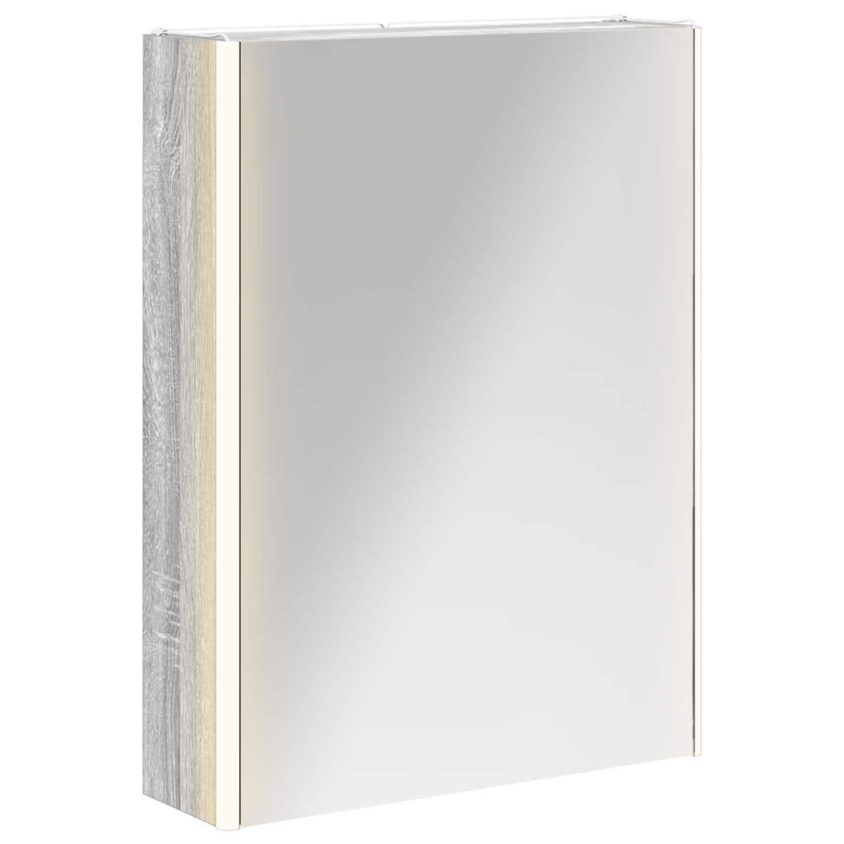 Bathroom Mirror Cabinet Grey Sonoma 53.5 x 15.5 x 70 cm