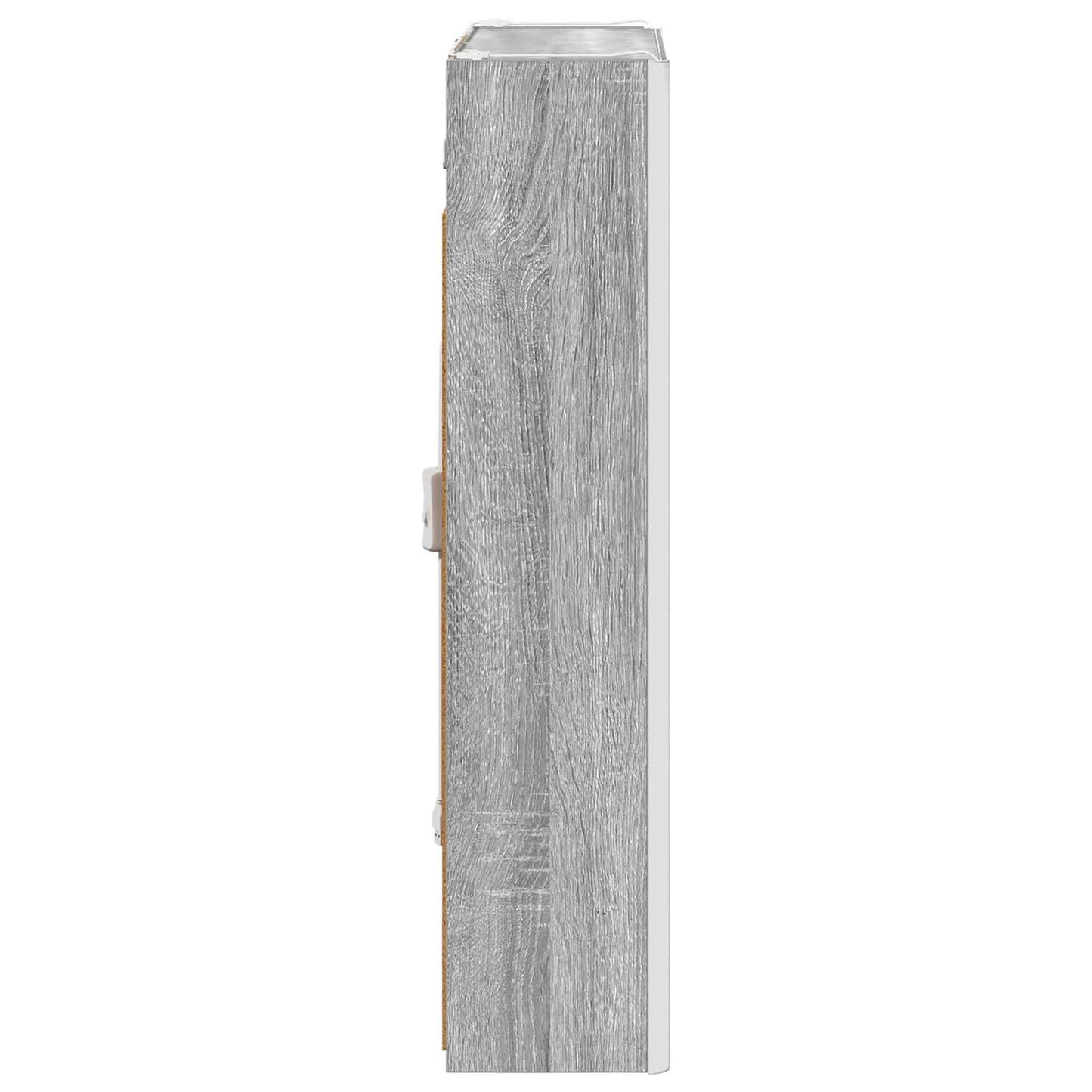 Bathroom Mirror Cabinet Grey Sonoma 53.5 x 15.5 x 70 cm