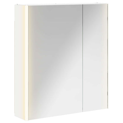Bathroom Mirror Cabinet White 63.5 x 15.5 x 70 cm