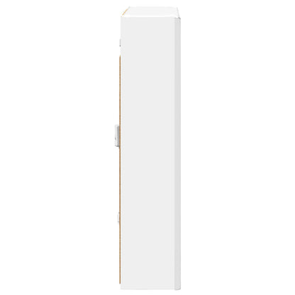 Bathroom Mirror Cabinet White 63.5 x 15.5 x 70 cm