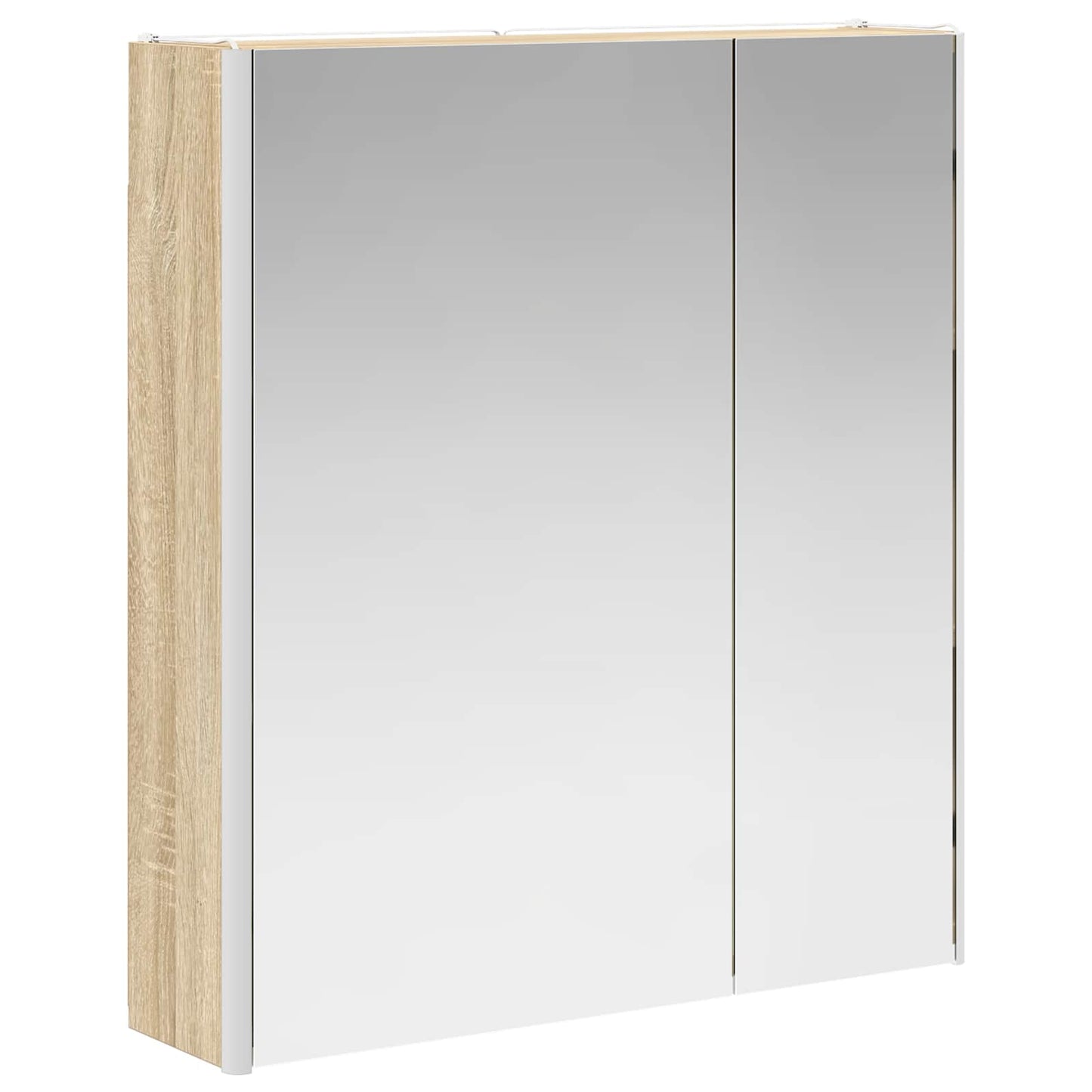 Bathroom Mirror Cabinet Sonoma Oak 63.5 x 15.5 x 70 cm