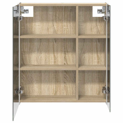 Bathroom Mirror Cabinet Sonoma Oak 63.5 x 15.5 x 70 cm