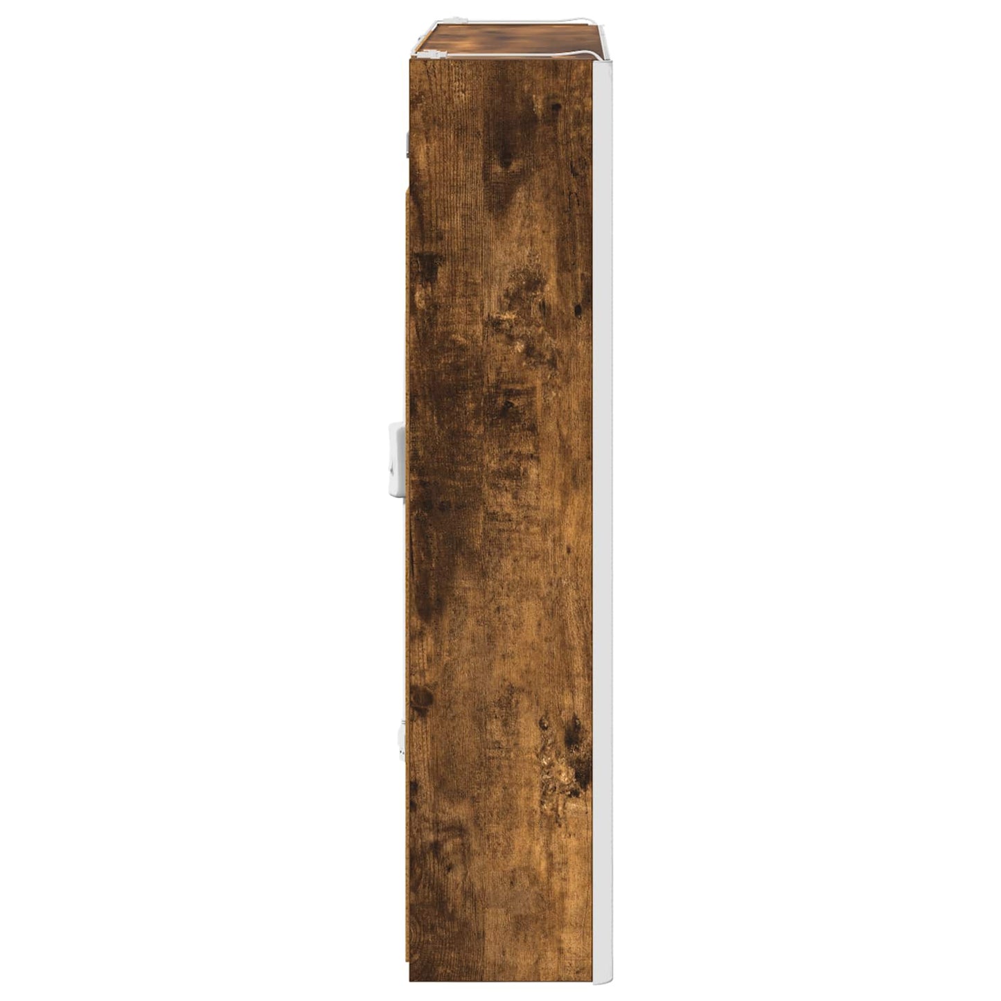 Bathroom Mirror Cabinet Smoked Oak 63.5 x 15.5 x 70 cm