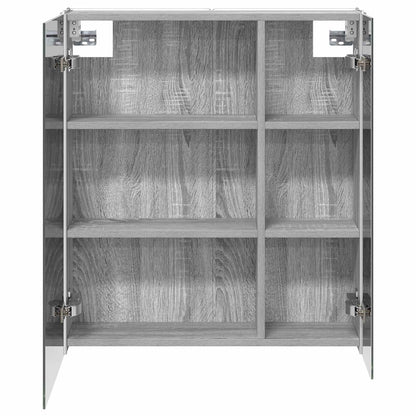 Bathroom Mirror Cabinet Grey Sonoma 63.5 x 15.5 x 70 cm