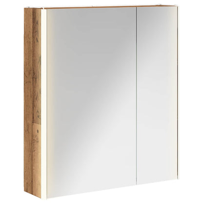 Bathroom Mirror Cabinet Old Wood 63.5 x 15.5 x 70 cm
