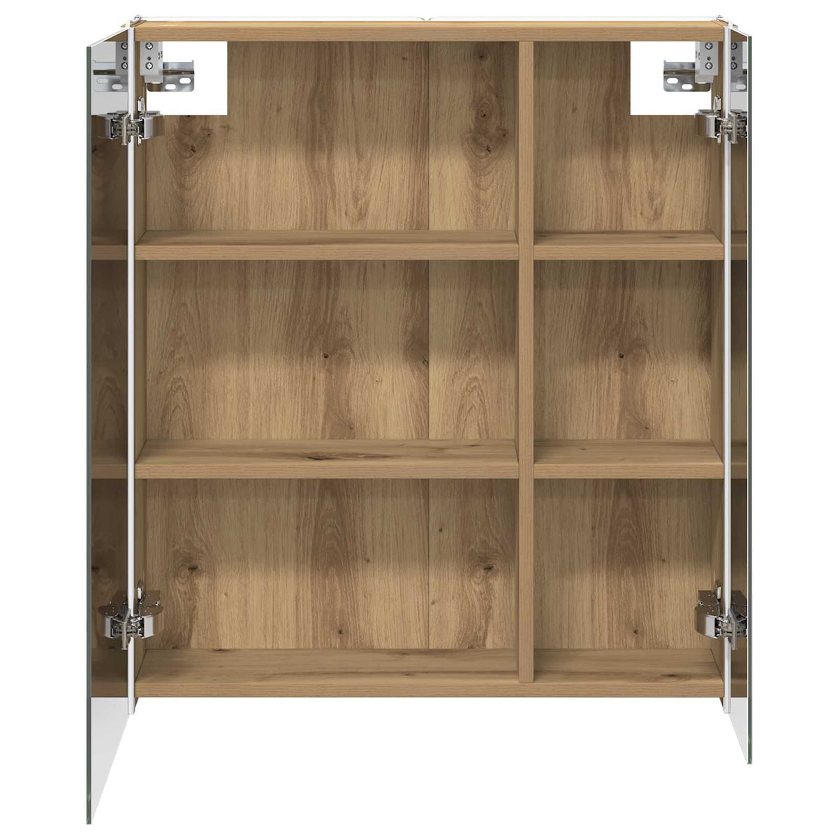 Bathroom Mirror Cabinet Artisian Oak 63.5 x 15.5 x 70 cm