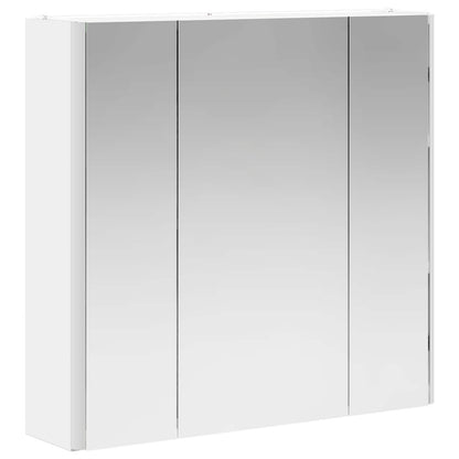Bathroom Mirror Cabinet White 63.5 x 15.5 x 60.5 cm