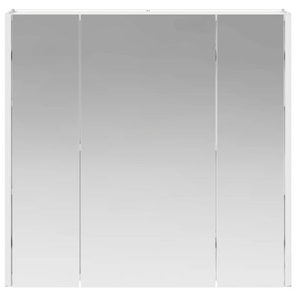 Bathroom Mirror Cabinet White 63.5 x 15.5 x 60.5 cm