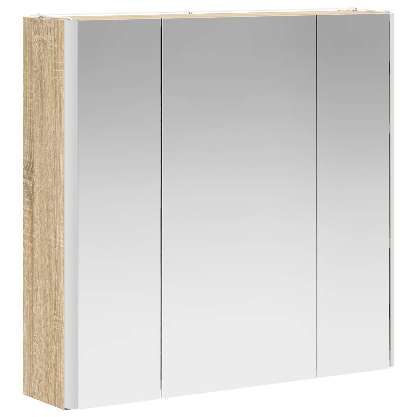 Bathroom Mirror Cabinet Sonoma Oak 63.5 x 15.5 x 60.5 cm
