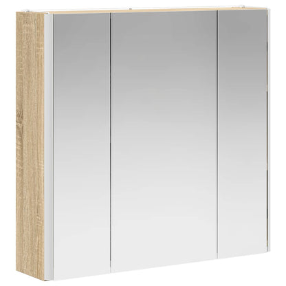 Bathroom Mirror Cabinet Sonoma Oak 63.5 x 15.5 x 60.5 cm
