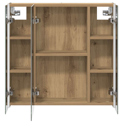 Bathroom Mirror Cabinet Artisian Oak 63.5 x 15.5 x 60.5 cm
