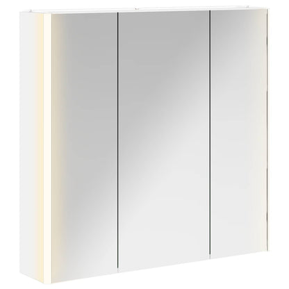 Bathroom Mirror Cabinet White 73.5 x 15.5 x 70 cm