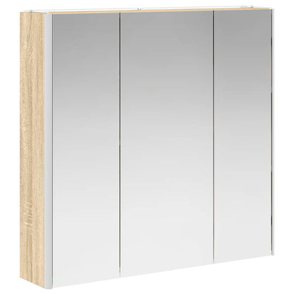 Bathroom Mirror Cabinet Sonoma Oak 73.5 x 15.5 x 70 cm