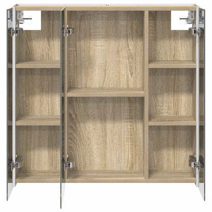 Bathroom Mirror Cabinet Sonoma Oak 73.5 x 15.5 x 70 cm