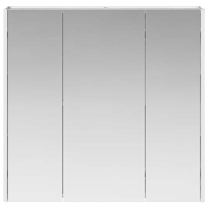 Bathroom Mirror Cabinet Grey Sonoma 73.5 x 15.5 x 70 cm