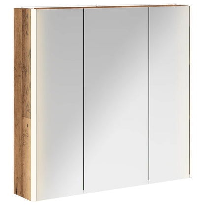 Bathroom Mirror Cabinet Old Wood 73.5 x 15.5 x 70 cm