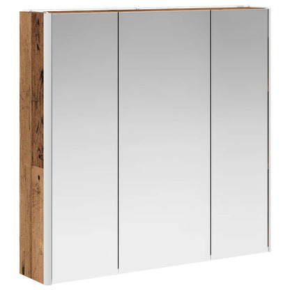 Bathroom Mirror Cabinet Old Wood 73.5 x 15.5 x 70 cm