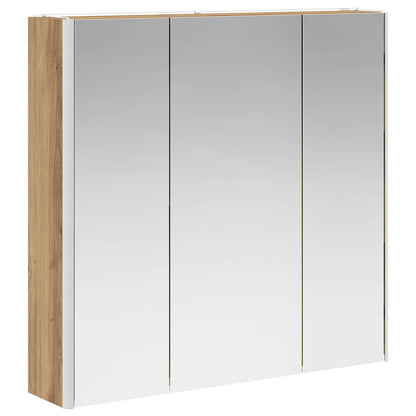 Bathroom Mirror Cabinet Artisian Oak 73.5 x 15.5 x 70 cm
