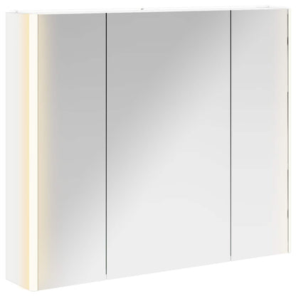 Bathroom Mirror Cabinet White 83.5 x 15.5 x 70 cm