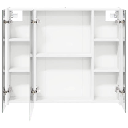 Bathroom Mirror Cabinet White 83.5 x 15.5 x 70 cm
