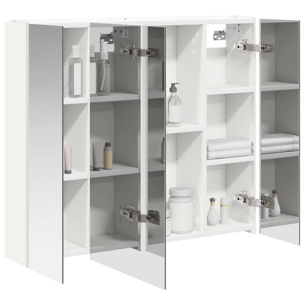 Bathroom Mirror Cabinet White 83.5 x 15.5 x 70 cm