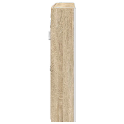 Bathroom Mirror Cabinet Sonoma Oak 83.5 x 15.5 x 70 cm