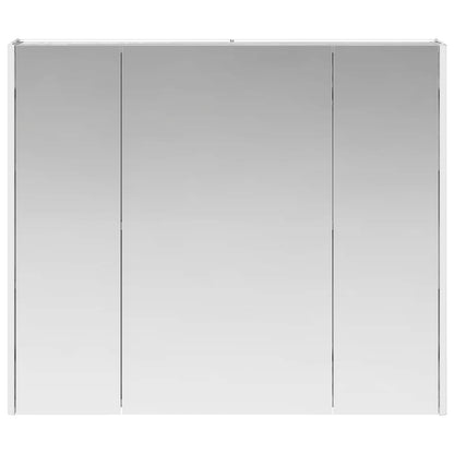 Bathroom Mirror Cabinet Grey Sonoma 83.5 x 15.5 x 70 cm
