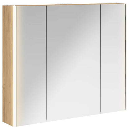 Bathroom Mirror Cabinet Artisian Oak 83.5 x 15.5 x 70 cm