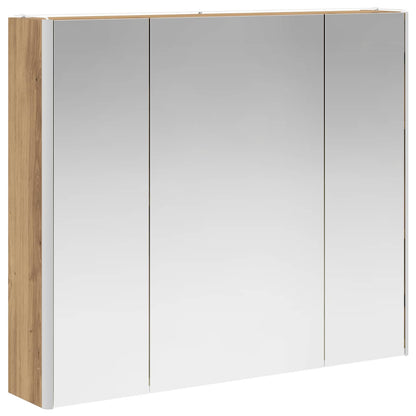 Bathroom Mirror Cabinet Artisian Oak 83.5 x 15.5 x 70 cm