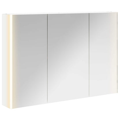 Bathroom Mirror Cabinet White 103.5 x 15.5 x 70 cm