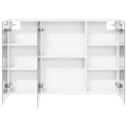 Bathroom Mirror Cabinet White 103.5 x 15.5 x 70 cm