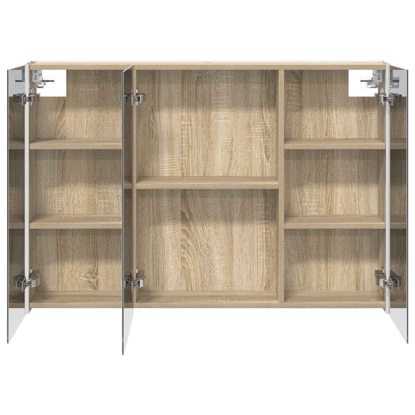 Bathroom Mirror Cabinet Sonoma Oak 103.5 x 15.5 x 70 cm